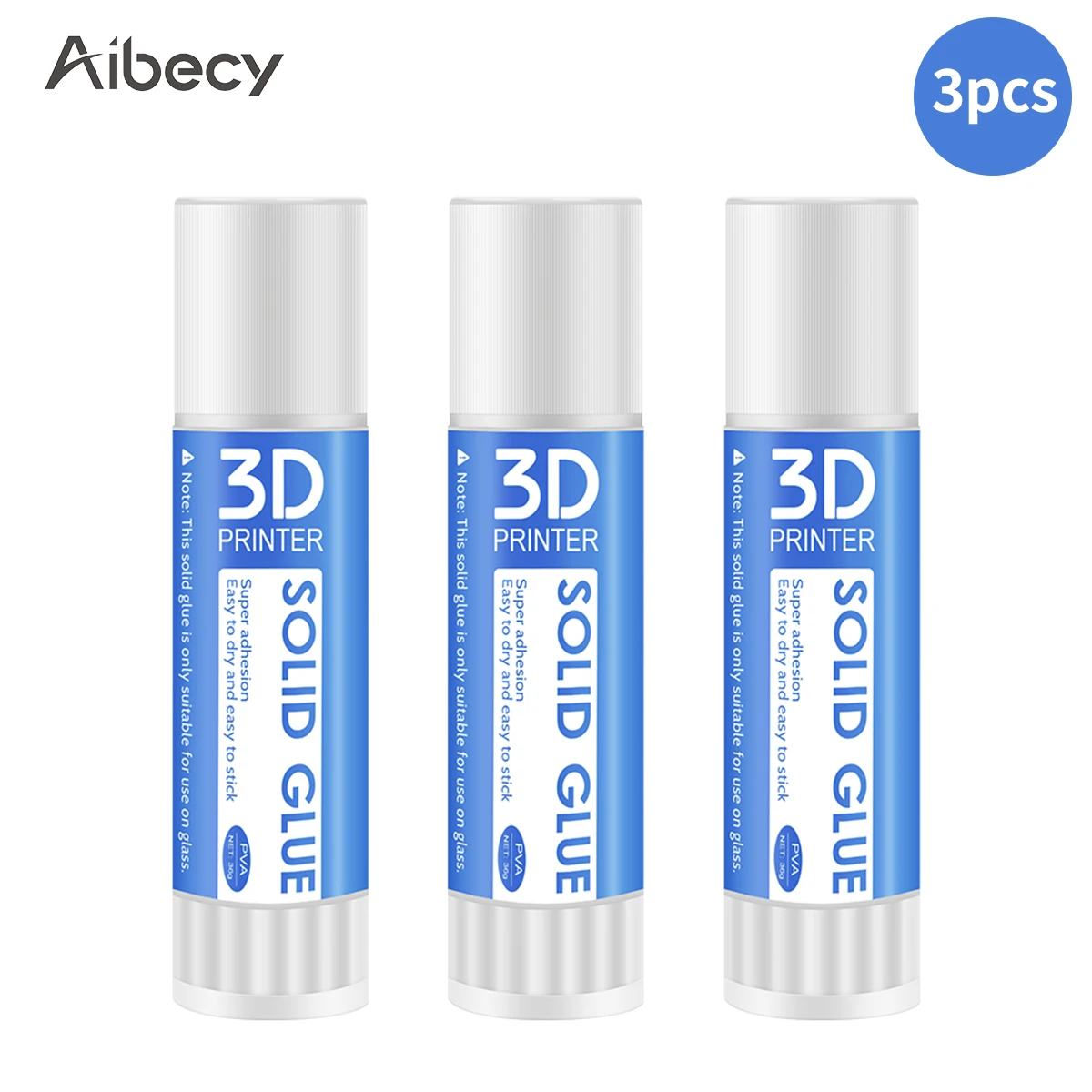 

3 шт., нетоксичный клей Aibecy для 3D-принтера, со стеклянной пластиной