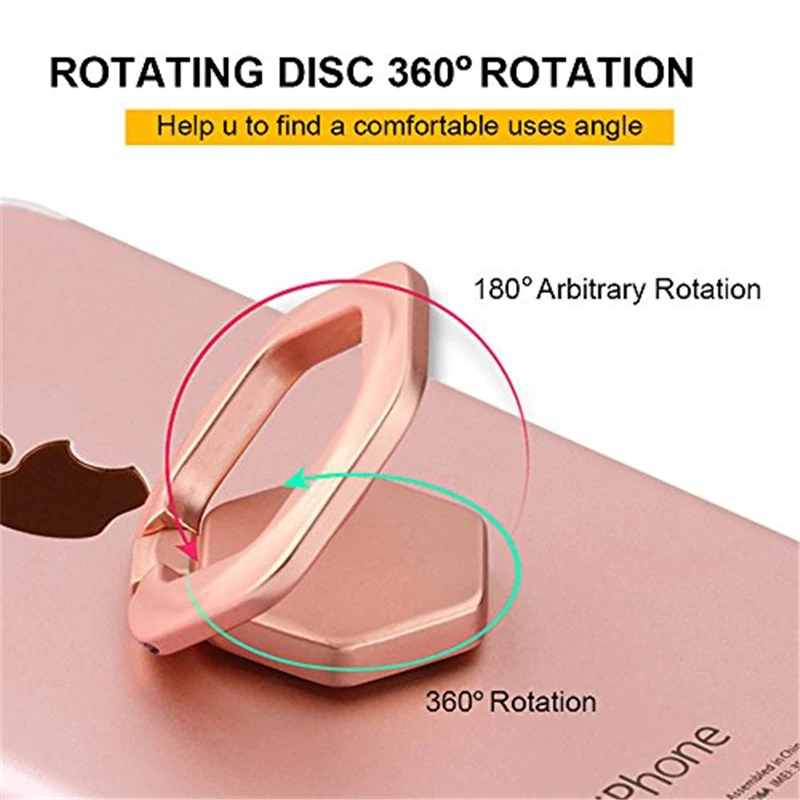 finger ring phone stand phone grip 360 rotating phone holder car magnetic mount sticker pad unniversal bracket phone kickstand free global shipping