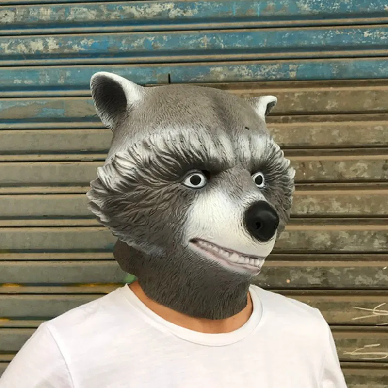 Популярные игрушки ракета енот галактика защитник маскарад косплей шлем