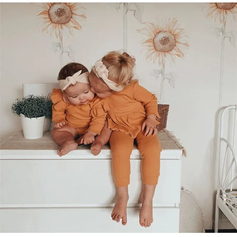 

Baby Casual Tracksuit Sets Baby Kids Boys Clothes Long-sleeved Tops+ Pants 2Pcs Suit Children Spring Autumn Cotton Clothing Sets