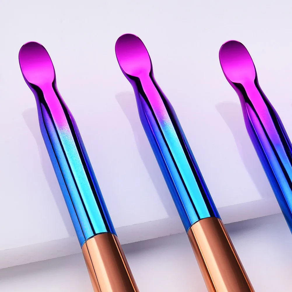 

Hot 5/8 Pcs Makeup Brush Kit Colored Handle Nylon Brush Hair Cosmetic Tools Kit EY669