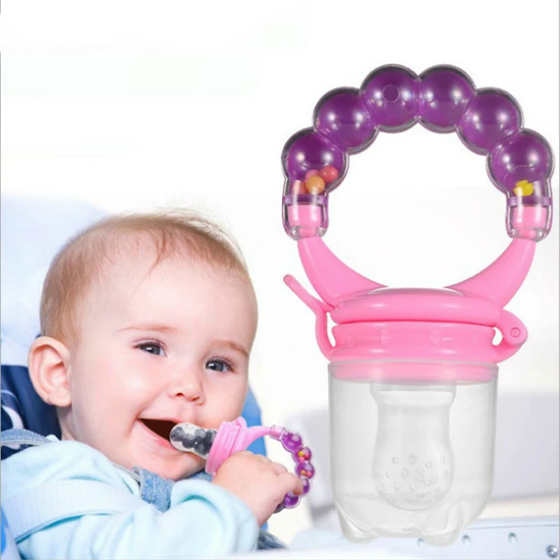 

Safe Baby Pacifiers Feeder Kids Fruit Feeder Newborn Fresh Food Feeding Nipples Infant Soother Pacifier Nipple Bottles Baby Care