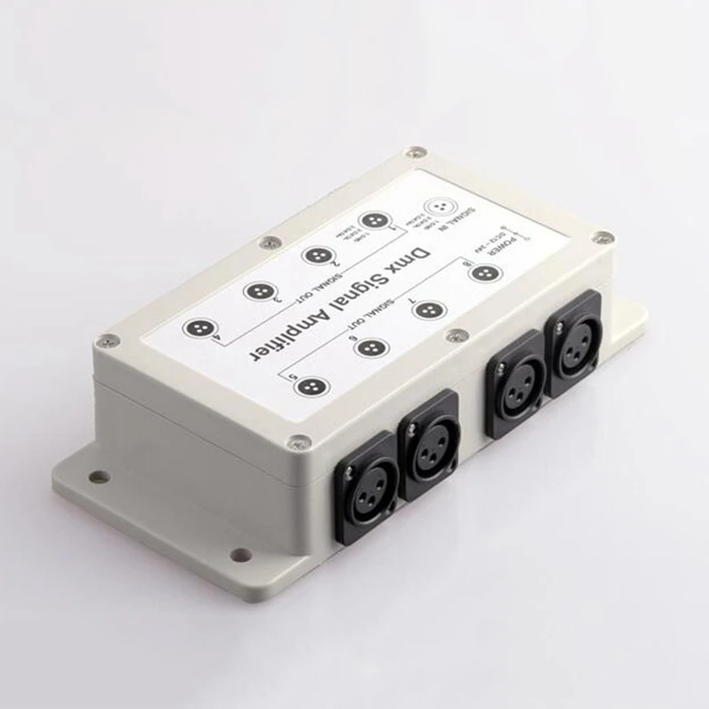 Dc12-24V 8-канальный выход Dmx Dmx512 светодиодный контроллер разделитель усилителя