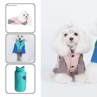 skin friendly pretty dogs warm vest clothes lightweight pet clothes double sided for winter