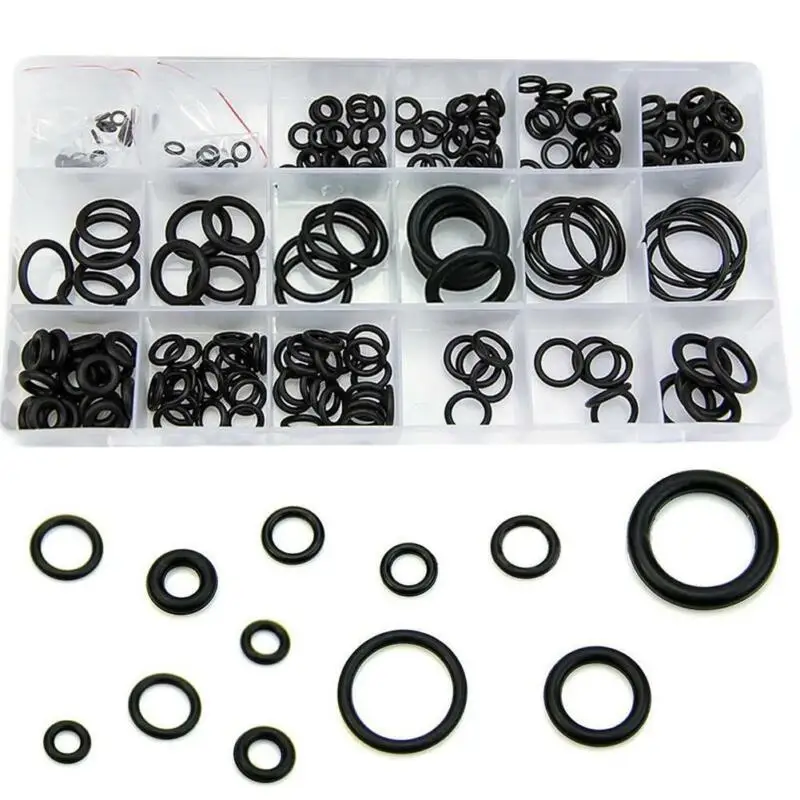

Paintball O Ring Gaskets Wear Resistance Replacement 225Pcs Rubber Kit