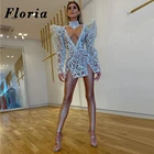 Вечернее платье с бисером по индивидуальному заказу; Мини-платье для выпускного вечера; Модель 2020 года; Платье знаменитостей в арабском стиле; Сексуальное красное платье-накидка; Robe De Soiree