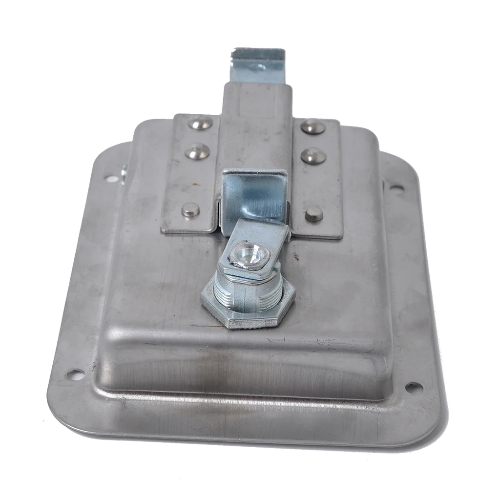 

1 Set Paddle Handle Lock Door Latch Heavy Duty Flush Mount With Key For Car Truck Trailer RV Electrical Cabinet Toolbox Etc