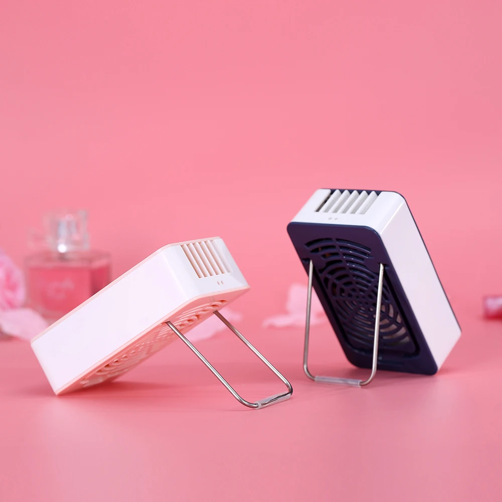 

New Portable Handheld Mini Cooli USB Fan desk air conditioner humidification cooling Rechargeable Fan Grafted Eyelashes Dryer