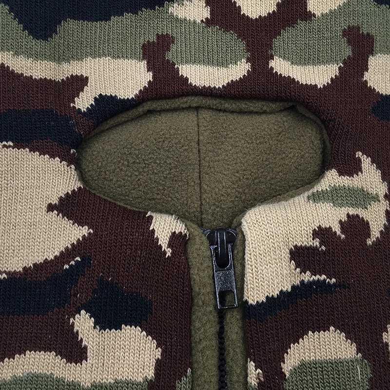 Защитная Лыжная маска на все лицо шапка Балаклава с 1 отверстием армейская