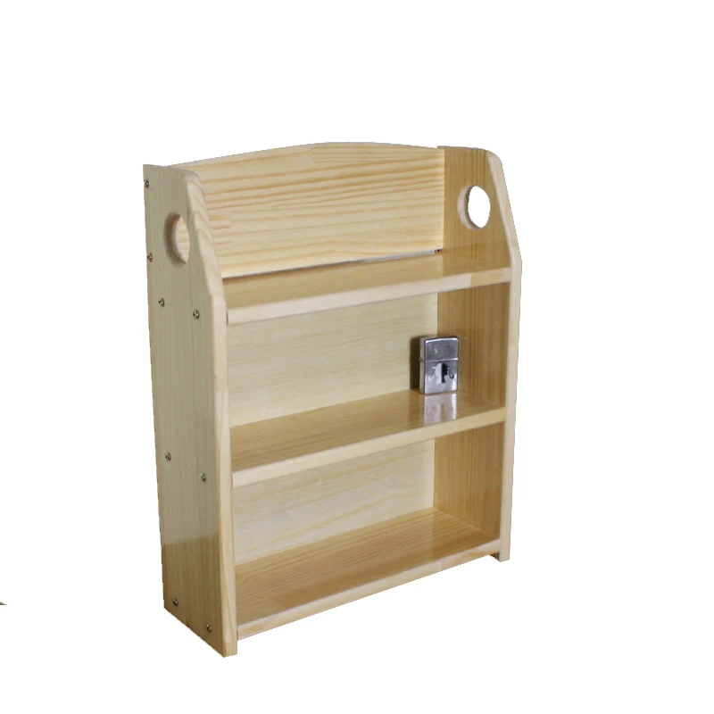 

Деревянный для косметики, ювелирная коробка Yuexiang Настольный ящик для хранения общежитии деревянный Коробки с многослойным покрытием из це...