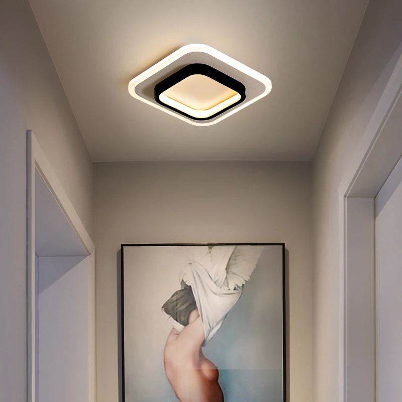 Современный светодиодный потолочный светильник для коридора, домашнее освещение, светодиодный потолочный светильник для поверхностного м... от AliExpress WW