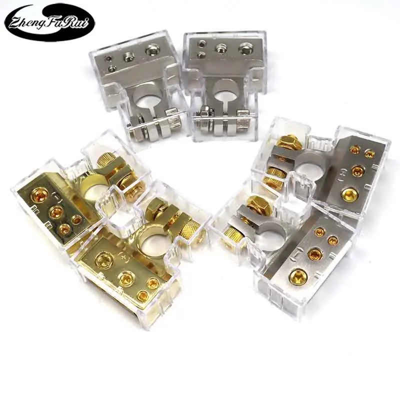 

Car audio modified battery head, battery clip, battery head, battery clip, gold-plated connector
