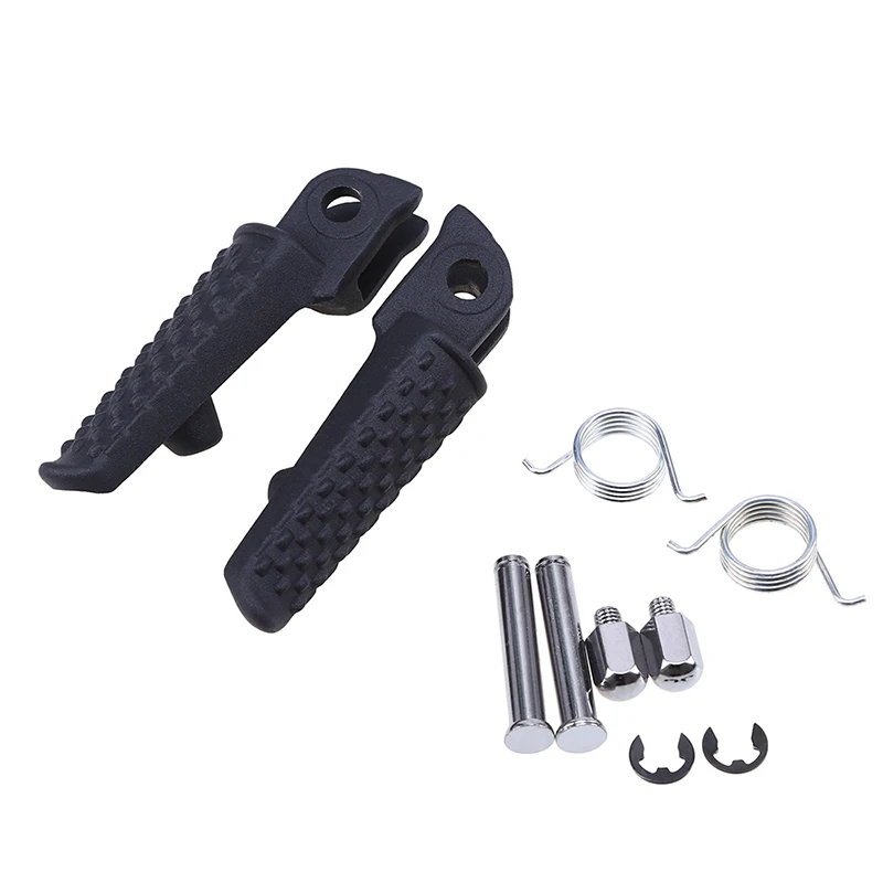 POSSBAY 1 пара черные мотоциклетные подножки подставка для ног мотоцикла Yamaha YZF R1 R6 R6S