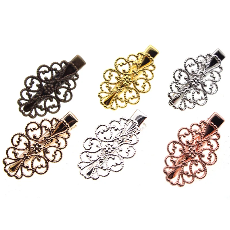 Медные заколки для волос 5 шт./лот 20x36 мм Крабики аксессуары однозубчатая шпилька