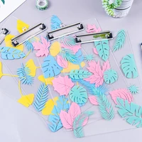 acrylic clipboard transparent board clip a4 paper pad backing writing folder filing storage document clamp office stationery