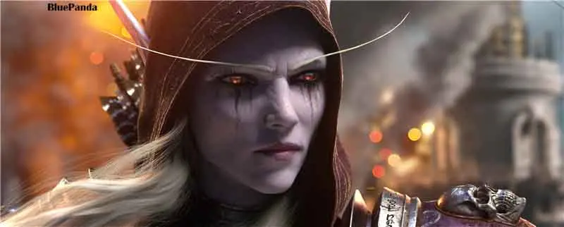 Warcraftes мировая игра Битва за Azeroth Сильвана Ветрокрылая HD живопись холст плакат картина настенное изображение, принт домашний декор - Цвет: YX1323(No Frame)