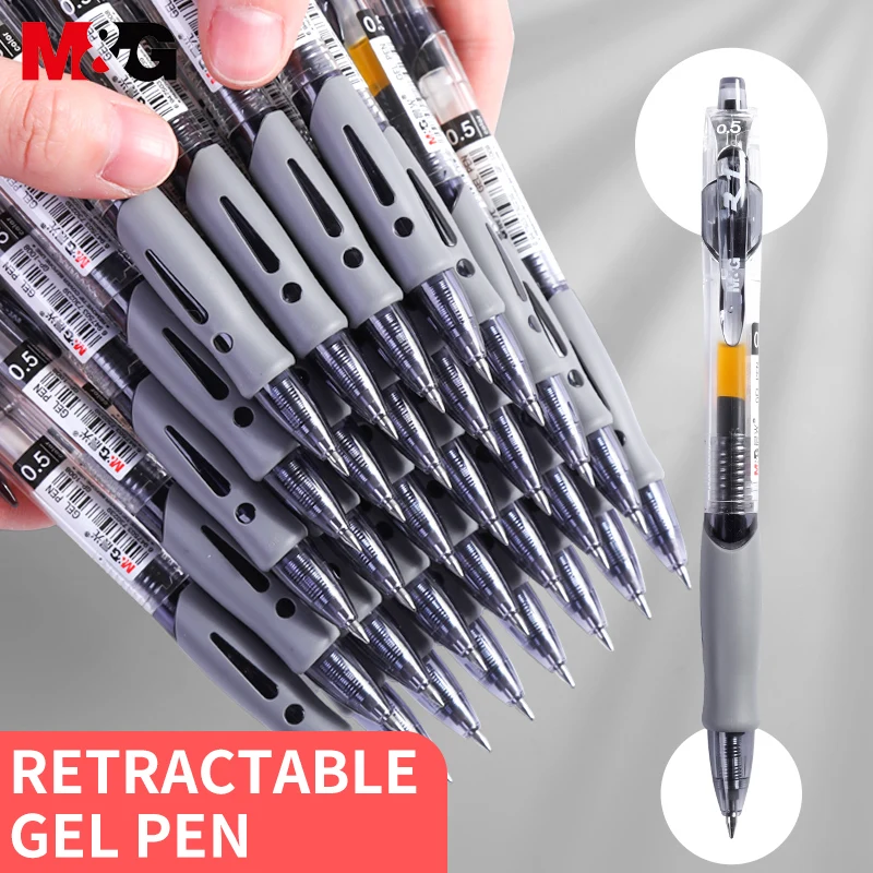 

M&G New Quality Creative Lovely Gel Pen GP1008 0.5mm Black Red Blue ink Writing Smooth Neutral Pen Office School Stationery
