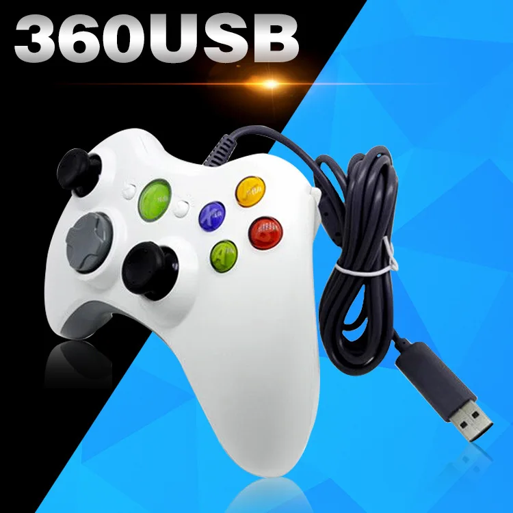 Новый проводной USB геймпад для Xbox 360 джойстик официального геймпада ПК Microsoft