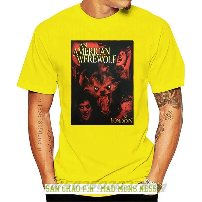 

An American Werewolf In London T-Shirt 2020 New Summer Casual O-Neck Solid Color Loose Basic Photo T Shirts