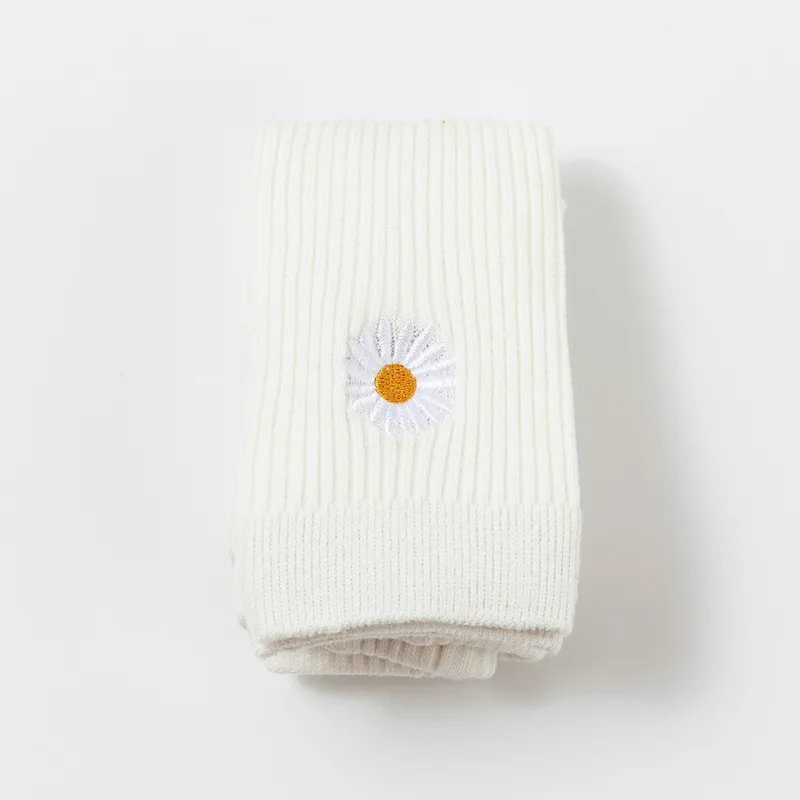 Весенне осенние длинные штаны для маленьких девочек вышитые леггинсы г.