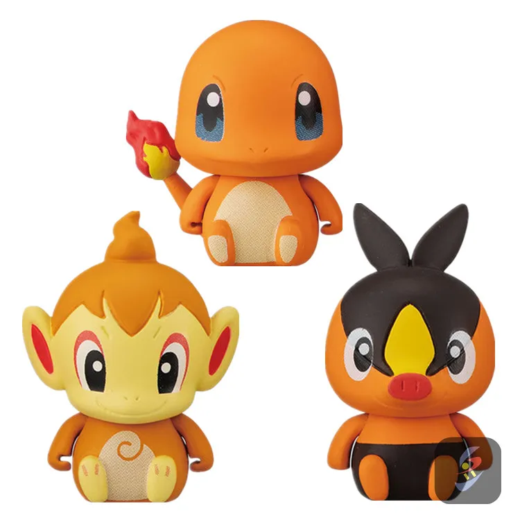 Bandai Gacha Pokemon Q версия украшение Пикачу циндакул чимчар фигурка свиньи ручной