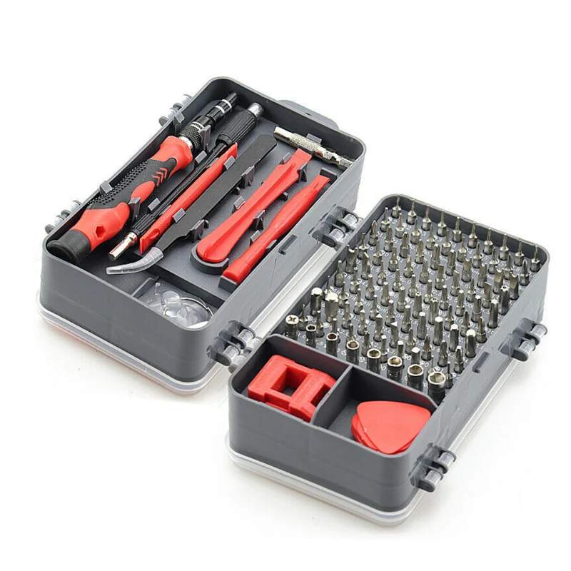 

Набор многофункциональных прецизионных отверток 115 в 1, отвертки с магнитной головкой под звездообразный ключ, ручка, набор ручных инструме...