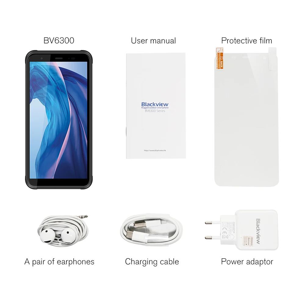 Blackview BV6300 3 Гб оперативной памяти 32 встроенной Octa Core Android 10 0 смартфон 5 7 дюймов NFC 4380