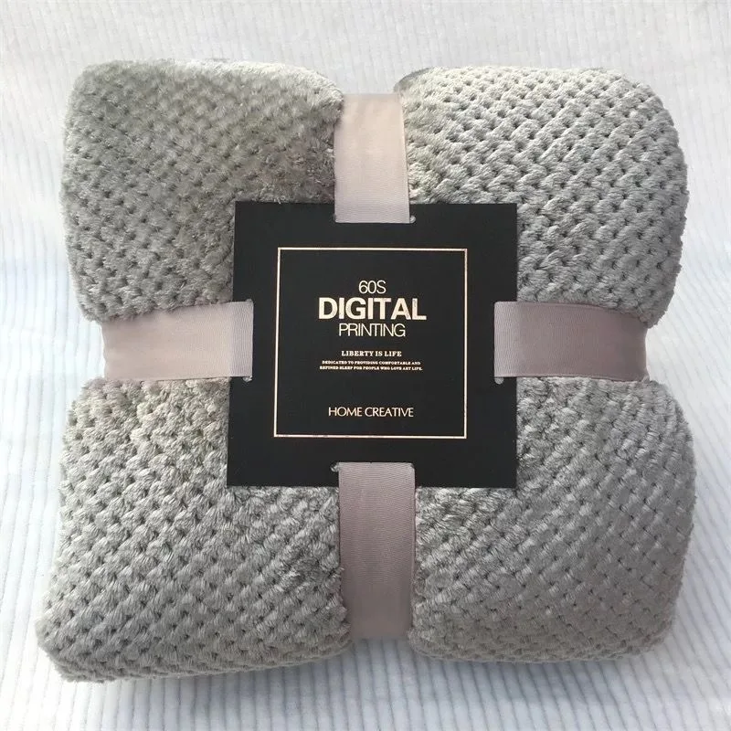 Зимняя норковая фланелевая мягкая и теплая кровать из кораллового флиса Простое