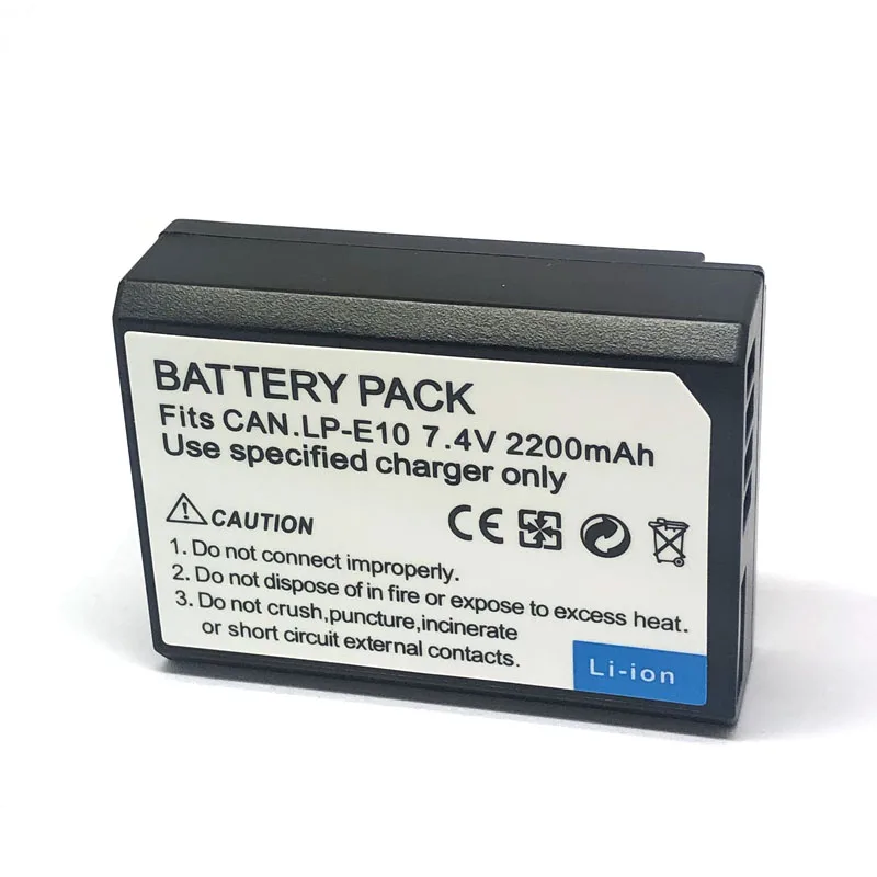 

LP-E10 LP E10 LPE10 Digital Camera Battery For Canon EOS 1100D 1200D 1300D Rebel T3 T5 T6 KISS X50 X70 X80 Battery L10 LC-E10C