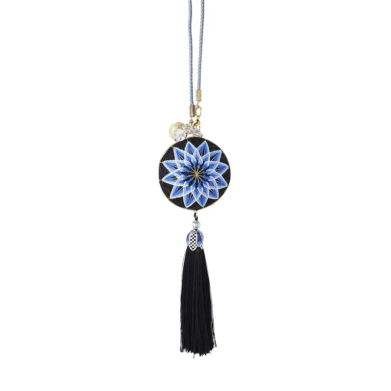 

2020 NEW Car Ornament Decor Bag Hanging Interior Luck Embroidery Decorating Wind Bell Decorative Hanging Birthday Presents Gifts