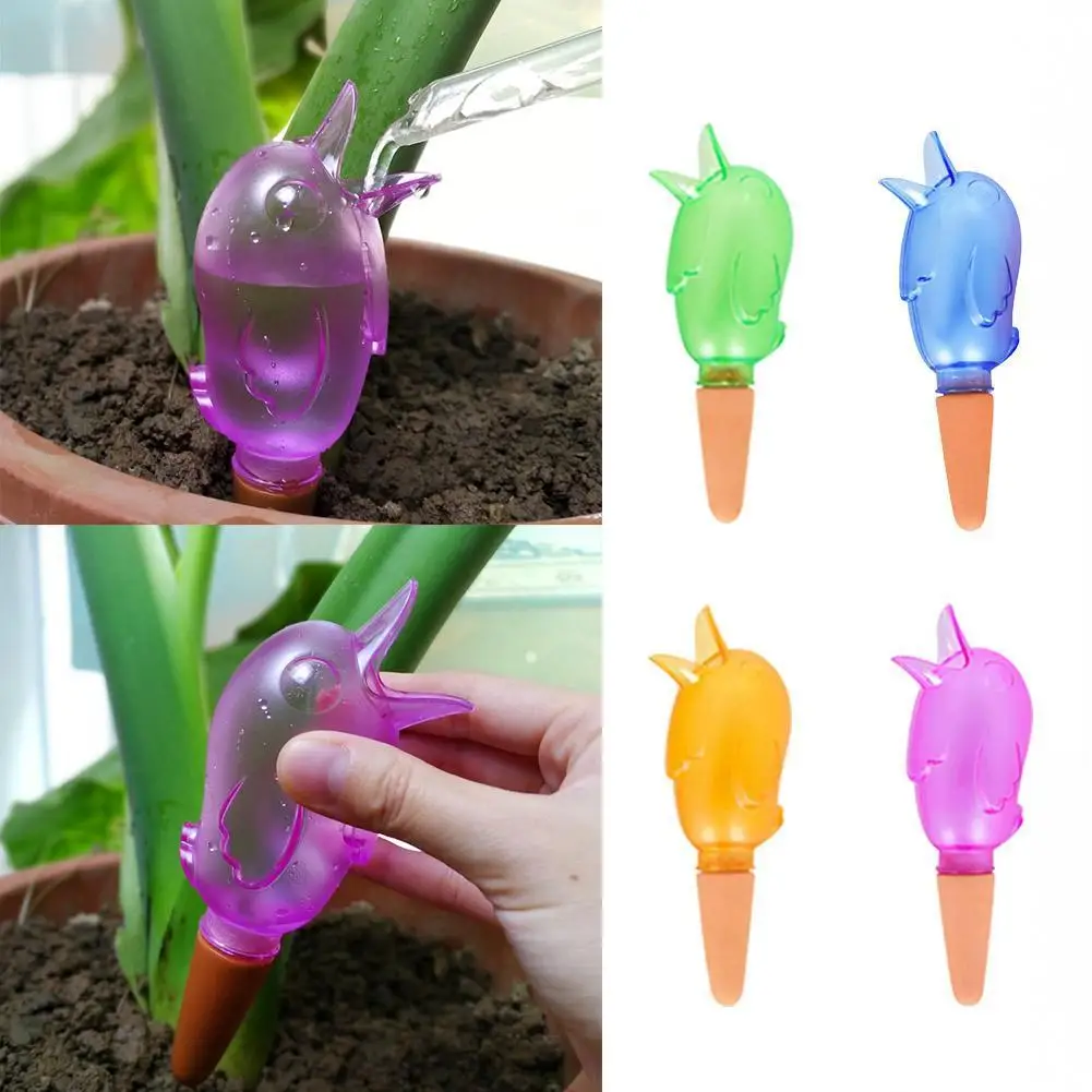 

Auto Drip Irrigation Automatic Dripper Flower Pot Bird Shape Waterer For Plants Flower Waterers Bottle Drip Home Garden Tools