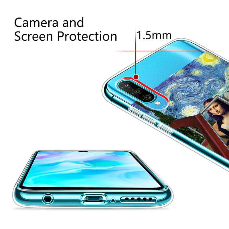 

Mona Lisa Van Gogh Art Memes Friends For Huawei Honor Mate 10 20 Nova P20 P30 P40 P Smart Soft TPU Slim Protective Clear Case