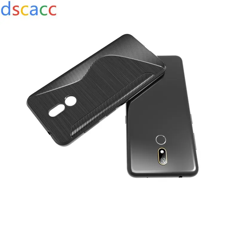 DSCACC S line TPU Cover Anti Skidding Slim Soft Case for Nokia 3.2 4.2 8.1 Plus X7 3.1 7.1 5.1 2.1 6 2018 100pcs | Мобильные