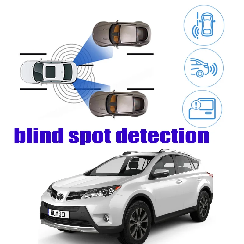 

For TOYOTA RAV4 XA40 2012 Vanguard Car BSD BSA BSM Blind Area Spot Warning Safety Drive Alert Mirror Rear Radar Detection System