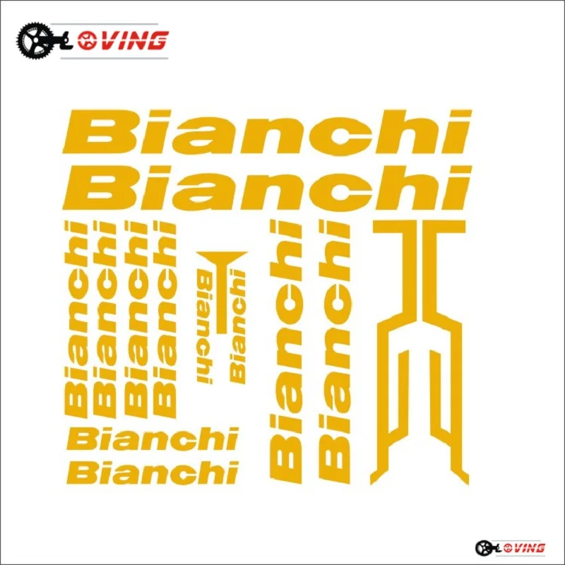 Комплект из 12 шт./компл. маленькие наклейки на раму велосипеда горный велосипед