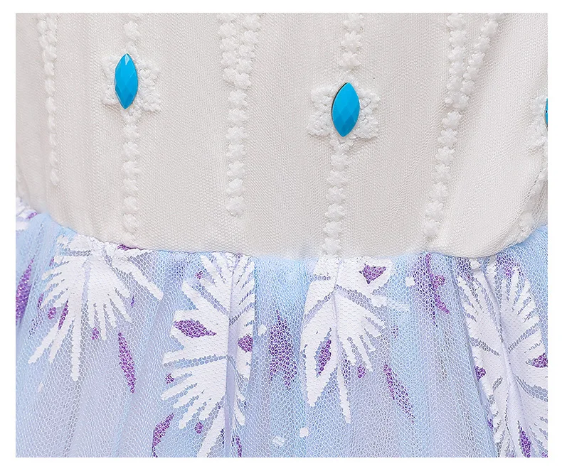 

Children Clothing Girls Dress Summer Cosplay 2 Elsa Princess Kids Dresses For Girls Wedding Party Dress vestidos 2 6 8 9 10 Year