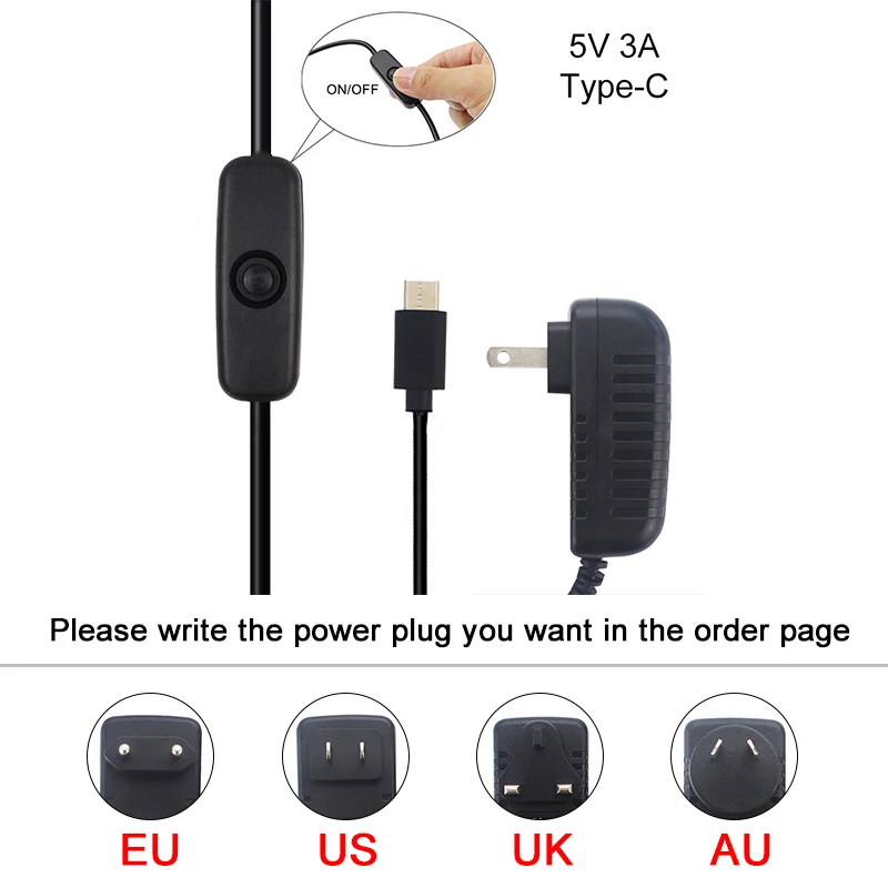 Raspberry Pi 4 Model B Kit 2 ГБ/4 ГБ/8 ГБ ОЗУ + чехол из АБС-пластика двойной вентилятор