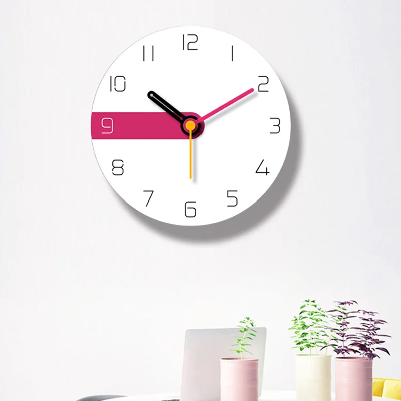 Белые креативные настенные часы в современном скандинавском стиле Арт кварцевые