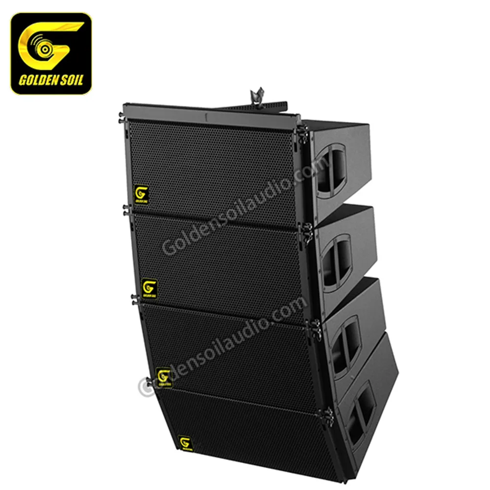 Goldensoil audio V8 двойной 10 дюймовый линейный динамик пассивные колонки линейная