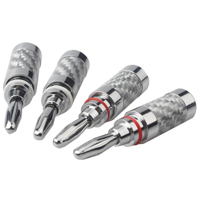 2 шт. медный переходник с родиевым покрытием из углеродного волокна | Электроника