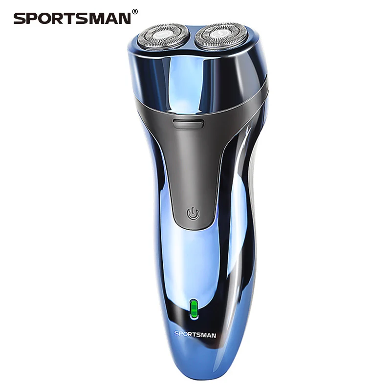 

Sportsman Double Head Floating Electric Razor Shaver for Men 3D Beard Trimmer Wet & Dry Waterproof Cordless USB Rechargeable