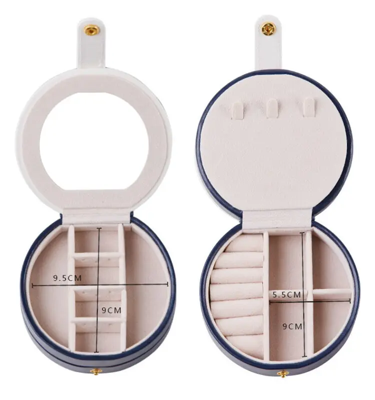 Органайзер для ювелирных изделий Портативный кожаный чехол хранения украшений |