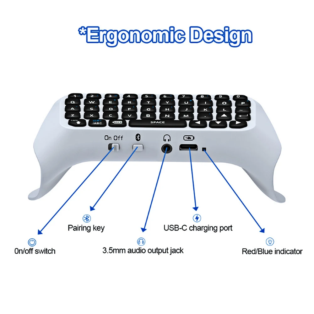 Контроллер клавиатуры PS5 набор ковриков для чата встроенный динамик геймпада Sony