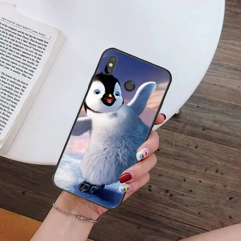 

penguin happy feet Phone Case For Xiaomi Redmi note 7 8 9 t max3 s 10 pro lite coque shell cover funda