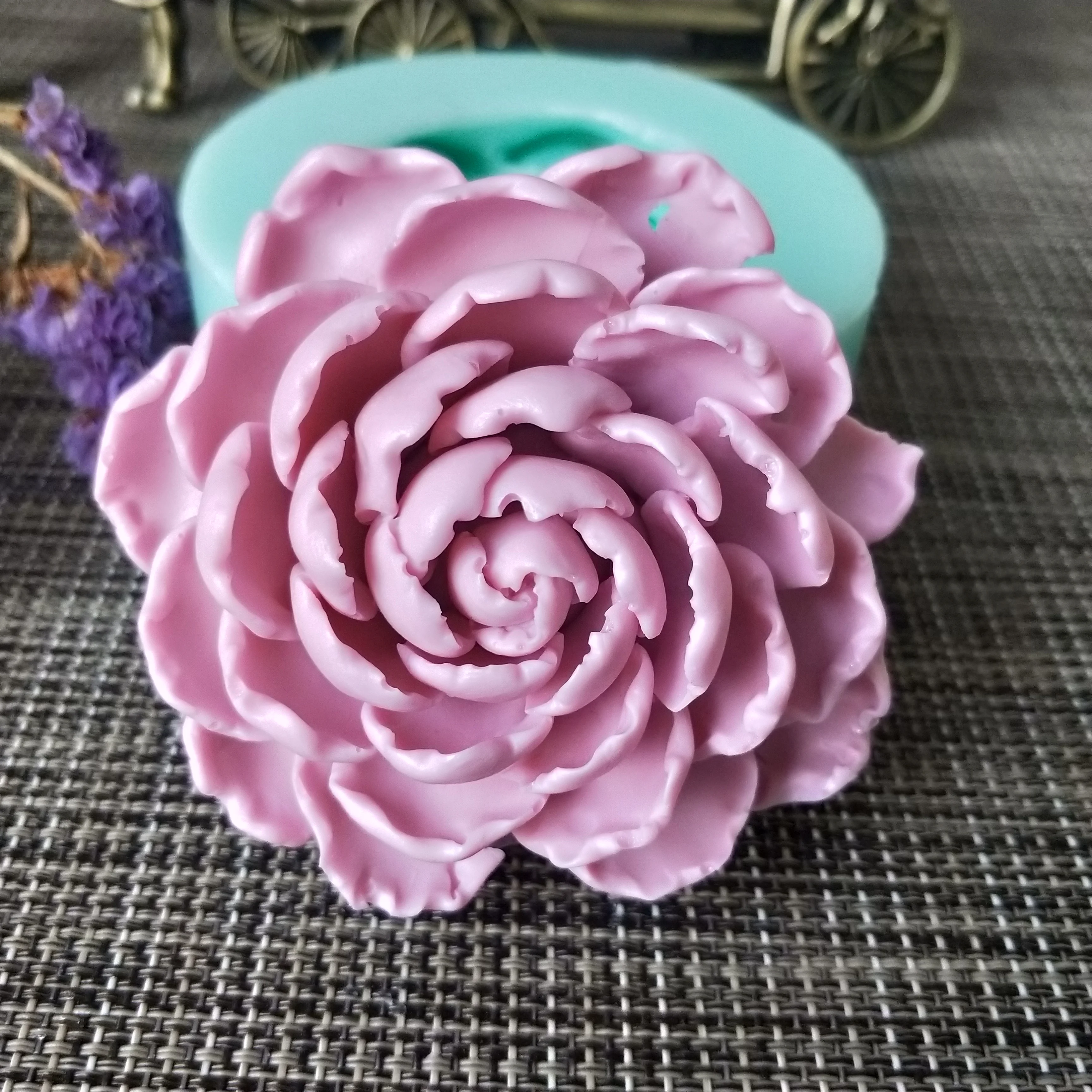 PRZY 3D Силиконовые Цветочные формы для изготовления мыла DIY помадные и украшения