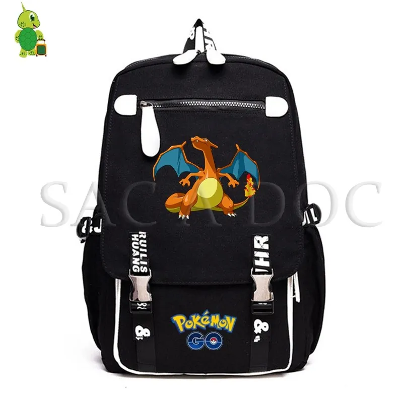 10 Покемон рюкзак с отражающими вставками Pikachu Eevee школьные сумки для подростков девочек мальчиков ноутбук удобный рюкзак для путешествий Сумки - Цвет: 10