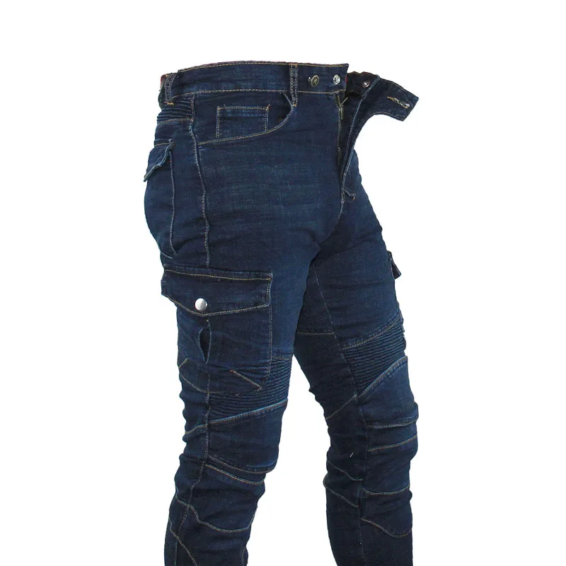 Четыре сезона бесплатная доставка мотоциклетные джинсы для езды защитные штаны