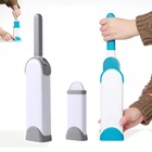 Щетка для удаления шерсти домашних животных, многоразовая двусторонняя, фланелевая, для собак и кошек