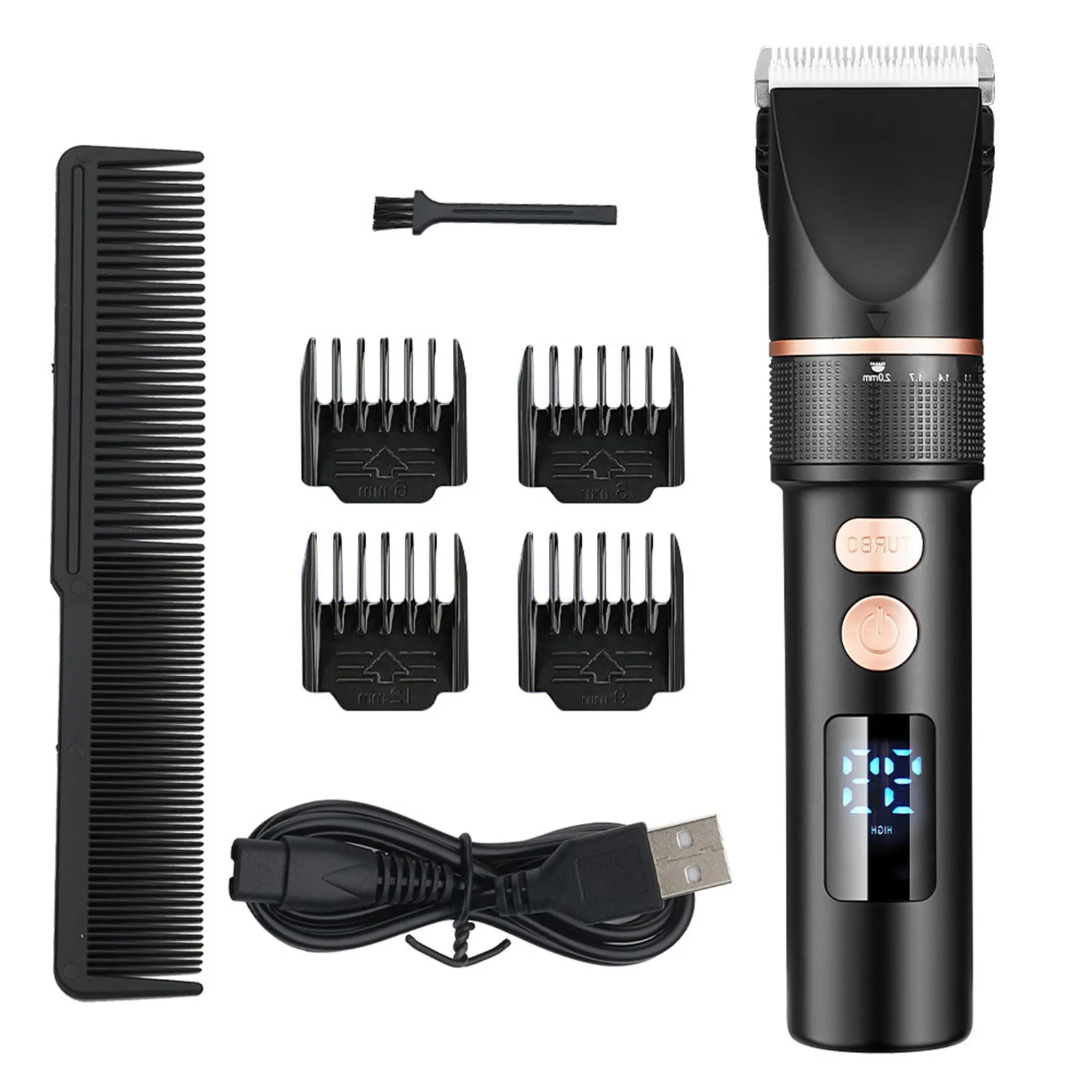 

3.7V 500mAh Electric Hair Clipper Hair Trimmer For Men Rechargeable Electric Shaver Beard Barber Hair Cutting Machine