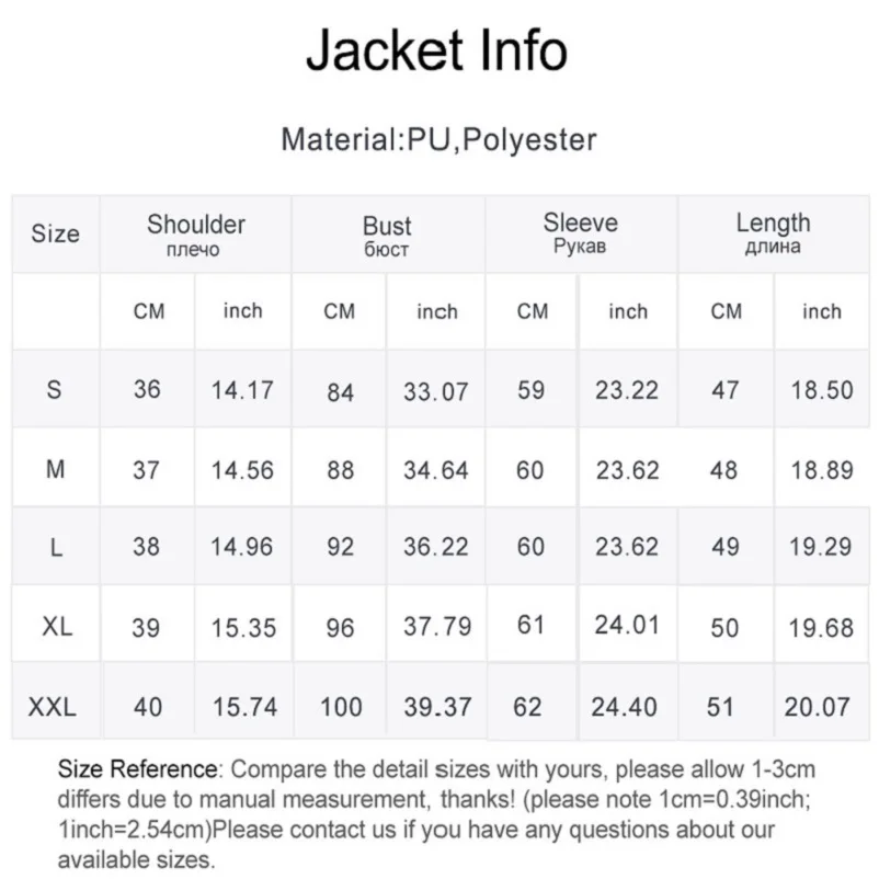 Куртка женская укороченная из искусственной кожи черного цвета